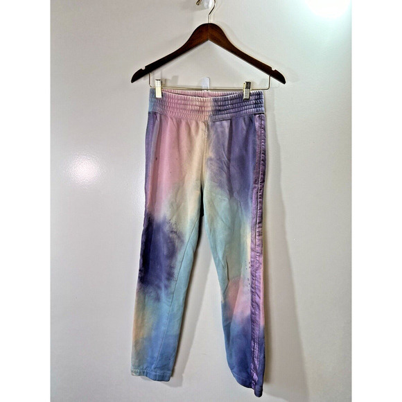Mother Womens Jogger Sweatpants Size XS Lets Get Metaphysical Tie Dye Multicolor - Picture 1 of 10